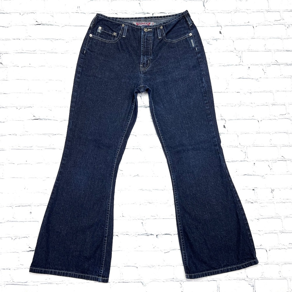 👖VINTAGE |•SILVER JEANS•| Dark Blue Flare Leg Jeans👖